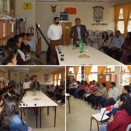 JEFE DAEM SE REUNE CON LA COMUNIDAD ESCOLAR DEL SECTOR  EL MANZANO