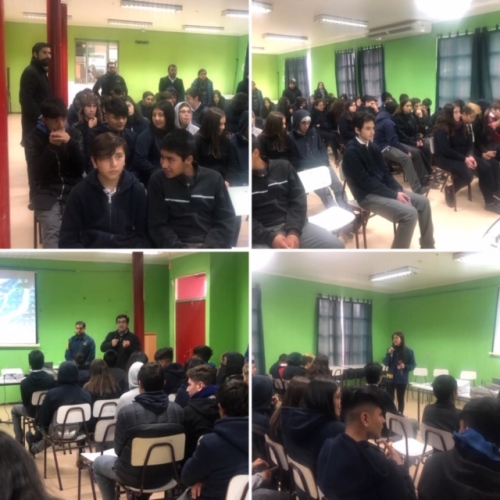 VISITA DE LA PDI AL LICEO DE PELARCO